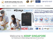 Tablet Screenshot of kemptrading.com